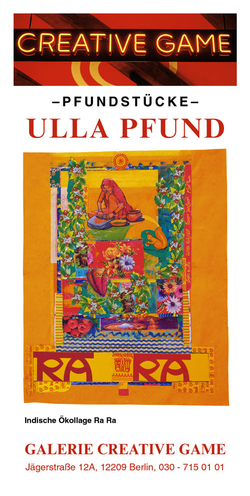 Einladungsflyer - Ausstellung - PFUNDSTUECKE